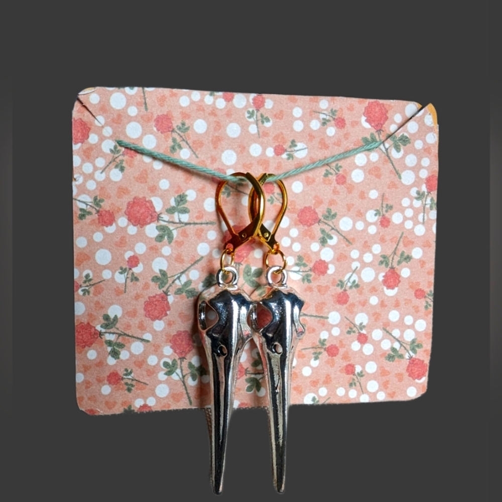 Crow Skull Loc Charm/StitchMarkers